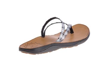 Image of Chaco Abbey Sandal - Women's, Peaks Black &amp; White, 5 US J106412-05.0