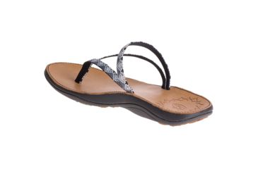 Image of Chaco Abbey Sandal - Women's, Peaks Black &amp; White, 5 US J106412-05.0