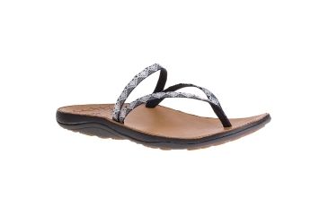 Image of Chaco Abbey Sandal - Women's, Peaks Black &amp; White, 5 US J106412-05.0