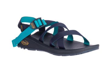 Image of Chaco Banded Z Cloud Sandal - Womens, Navy Teal, Medium, 08.0, JCH107540-08.0