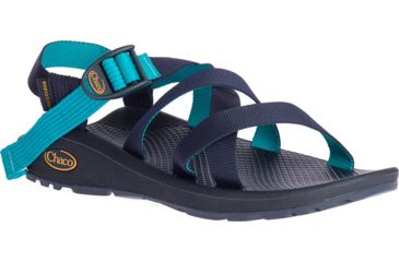 Image of Chaco Banded Z Cloud - Womens, Navy Teal, Medium, 05.0, JCH107540-05.0