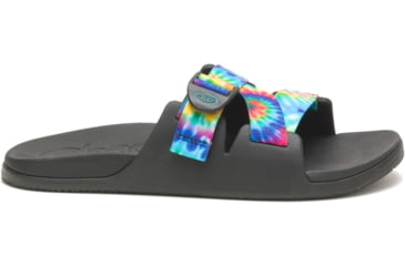 Image of Chaco Chillos Slide - Mens, Dark Tie Dye, 9, Medium, JCH108033-9