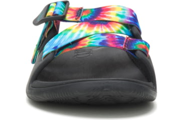 Image of Chaco Chillos Slide - Mens, Dark Tie Dye, 9, Medium, JCH108033-9