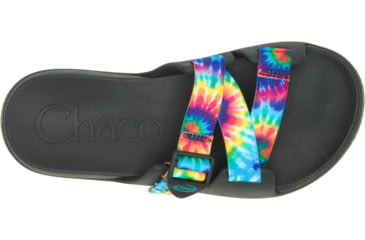 Image of Chaco Chillos Slide - Mens, Dark Tie Dye, 9, Medium, JCH108033-9