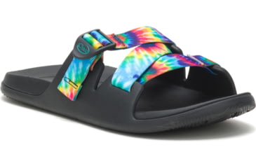 Image of Chaco Chillos Slide - Mens, Dark Tie Dye, 9, Medium, JCH108033-9