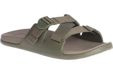 Image of Chaco Chillos Slide Sandals - Mens, Fossil, 8 US, JCH107321-8