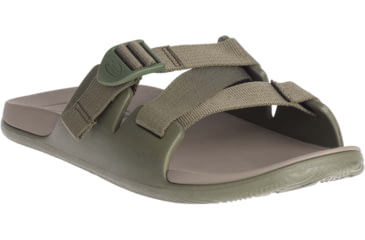 Image of Chaco Chillos Slide Sandals - Mens, Fossil, 8 US, JCH107321-8