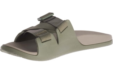 Image of Chaco Chillos Slide Sandals - Mens, Fossil, 8 US, JCH107321-8