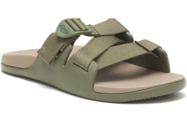 Image of Chaco Chillos Slide - Womens, Fossil, 8, Medium, JCH109124-8