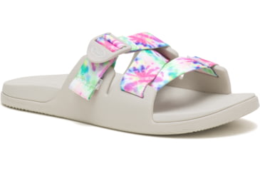 Image of Chaco Chillos Slide - Womens, Light Tie Dye, 9, Medium, JCH108732-9