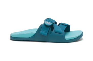 Image of Chaco Chillos Slide - Womens, Ocean Blue, 11, Medium, JCH109118-11