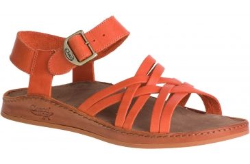 Image of Chaco Fallon Sandal - Women's-Flamingo-Medium-10