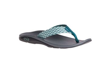 Image of Chaco Flip Ecotread Womens Sandals - Womens, Trellis Teal, Medium, 7 US J105886-07.0