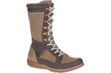 Image of Chaco Lodge Waterproof Casual Boot - Women's-Fossil-Medium-9.5
