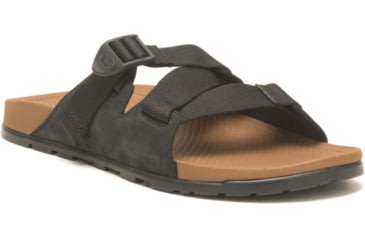 Image of Chaco Lowdown Leather Slide - Mens, Black, 8, JCH108619-M-8