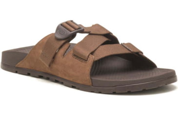 Image of Chaco Lowdown Leather Slide - Mens, Otter, 8, JCH108659-M-8