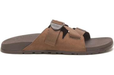 Image of Chaco Lowdown Leather Slide - Mens, Otter, 8, JCH108659-M-8