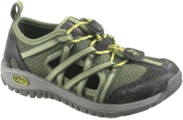 Image of Chaco OutCross Watersport Shoe - Kid's-Black Forest-6 Youth