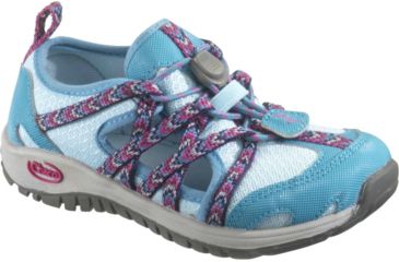 Image of Chaco OutCross Watersport Shoe - Kid's-Blue Crystal-5 Youth