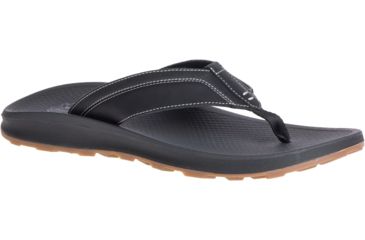 Image of Chaco Playa Pro Leather Shoes, Mens, Black, Medium, 10, J106617-10