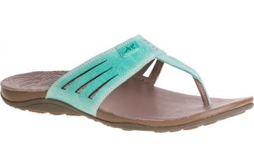Image of Chaco Sansa Sandal - Women's-Turquoise-Medium-7