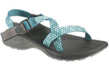 Image of Chaco Updraft EcoTread Sandal - Women's-Teal Beams-Medium-9