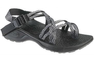 Image of Chaco Updraft Ecotread X2 Sandal - Women's-Black Waves-Medium-12