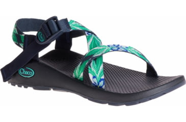 Image of Chaco Z1 Classic Sandal - Womens-Blue Daisy-Medium-12