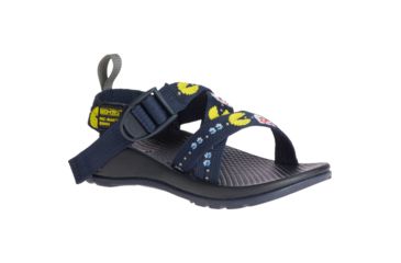 Image of Chaco Z1 Ecotread Footwear Kid's Sandals - Kid's, Scaredy Ghosts, Medium, 1 US J199339-01.0