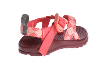 Image of Chaco Z1 Ecotread Sandals - Kids, 1 Youth, Kaleido Peach, J180022-01.0