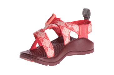 Image of Chaco Z1 Ecotread Sandals - Kids, 1 Youth, Kaleido Peach, J180022-01.0