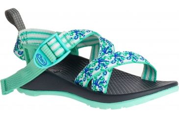 Image of Chaco Z1 EcoTread Sandal - Youth-Medusa Aqua-5 Youth
