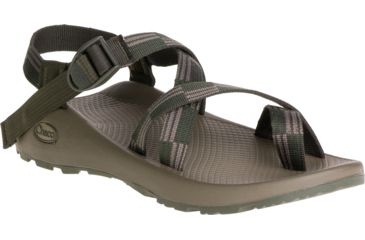 Image of Chaco Z2 Classic Sandal - Men's-Stripes Olive-Medium-7