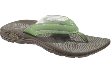 Image of ZVolv Flip Synth Sandal - Womens-Vineyard Green-Medium-7
