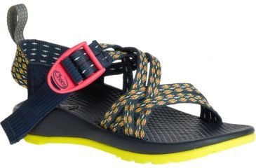 Image of Chaco ZX1 Ecotread Sandal - Kid's-Crest Citrus-3 Youth