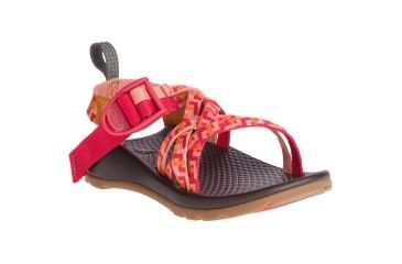 Image of Chaco ZX1 Ecotread Sandal - Kid's, Helix Peach, 1 US J180026-01.0