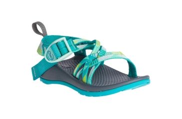 Image of Chaco ZX1 Ecotread Sandal - Kid's, Puzzle Opal, 1 US J180028-01.0