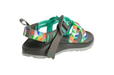 Image of Chaco ZX1 Ecotread Sandal - Kid's, Camper Turquoise, 1 US J180234-01.0