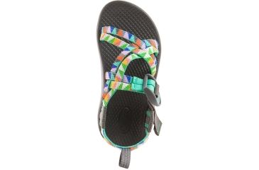Image of Chaco ZX1 Ecotread Sandal - Kid's, Camper Turquoise, 1 US J180234-01.0
