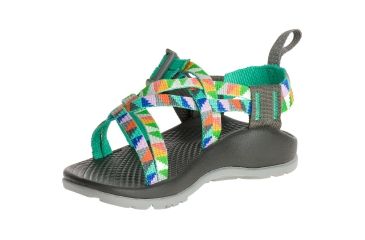Image of Chaco ZX1 Ecotread Sandal - Kid's, Camper Turquoise, 1 US J180234-01.0