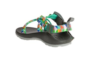 Image of Chaco ZX1 Ecotread Sandal - Kid's, Camper Turquoise, 1 US J180234-01.0