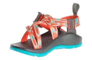 Image of Chaco ZX1 Ecotread Sandal, Kids, Zigzag Coral, Medium, 10 US J180010