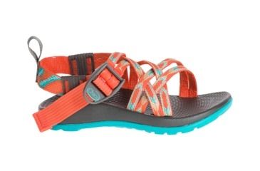 Image of Chaco ZX1 Ecotread Sandal, Kids, Zigzag Coral, Medium, 10 US J180010