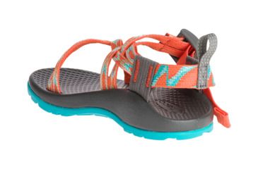 Image of Chaco ZX1 Ecotread Sandal, Kids, Zigzag Coral, Medium, 10 US J180010