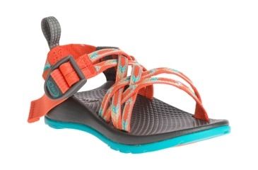 Image of Chaco ZX1 Ecotread Sandal, Kids, Zigzag Coral, Medium, 10 US J180010