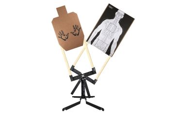 Image of Challenge Targets Commercial Grade Double Swinger Target, Black, CT-DBL-SWINGER