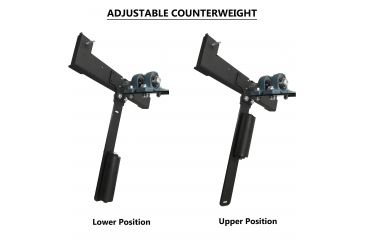 Image of Challenge Targets Commercial Grade Double Swinger Target, Black, CT-DBL-SWINGER
