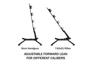 Image of Challenge Targets Commercial Grade Rifle Rated Dueling Tree, Black, CT-DUEL-TREE-R