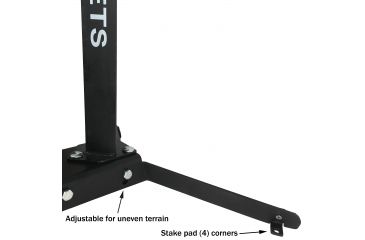 Image of Challenge Targets Commercial Grade Texas Star Target, Black, CT-TEXAS-STAR
