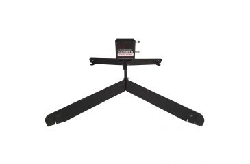 Image of Challenge Targets Full Size Human Silhouette Rifle Target, Static Stand, Black, SS-RM-80059-R